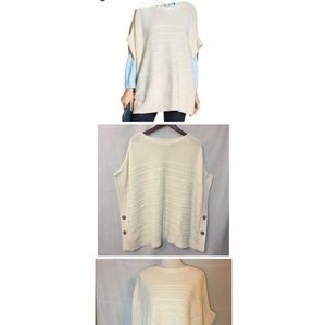 🆕 BURGUNDY Banana Republic Cable Knit Poncho